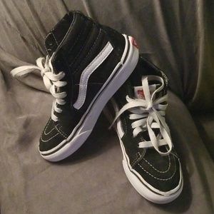 Girls Black & White Vans
